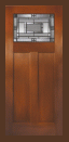Textured Fir Grain - Entry Prehung Craftsman Fiberglass Door