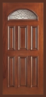 Wood Entry Doors - Entry Prehung Eye Brow Wood Door