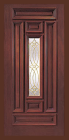 Wood Entry Doors - Entry Prehung Rectangular Designs Mahogany Wood Door