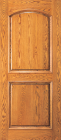 Wood Entry Doors - Entry 2 Panel Wood Door 