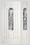 Entry Prehung 8 Panel Center Arch Smooth Skin Series Fiberglass Door
