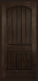 Entry Prehung Arch Plank Square Top Rustic Single Fiberglass Door 