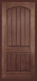 Wood Grain Rustic  Two Panel w/ Arch 
