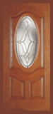 Entry Prehung Oval Deluxe Fiberglass Door