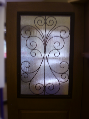 Discount Exterior Doors on Entry Fiberglass Door With Rectangular Lite And Glass Design