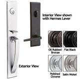 Hardware - Entry Handlesets - Modern Brass Tubular Handleset