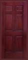 Doors - Other Doors - Entry Prehung 6 Panel Textured Fiberglass Door