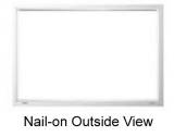 nail on outside view 