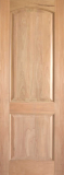 Doors - Wood Doors - Interior Rustic 2 Panel Wood Door 