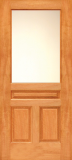 Doors - Wood Doors - Budget Wood Door with 1 Lite