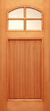 Doors - Wood Doors - Budget Wood Door with 4 Lites