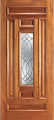 Doors - Wood Entry Doors - Entry 6 Panel Wood Door with Lite 