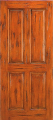 Doors - Wood Entry Doors - Western 4 Panel Wood Door