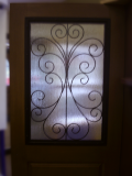 Doors - Floor Models On Sale - Entry Fiberglass Door with Rectangular Lite and Glass Design