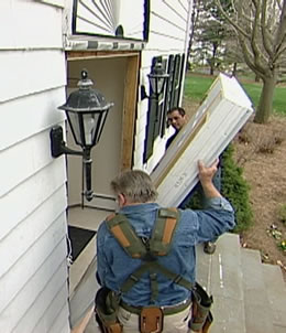 Install an entry door