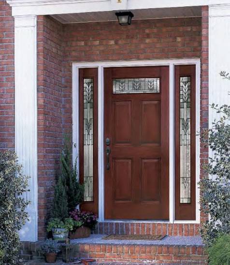 front doors with side lights fiberglass