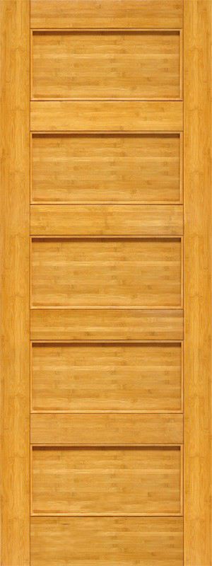Interior Bamboo Wood Panel Door
