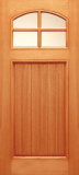 Budget Wood Door with 4 Lites