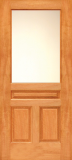 Budget Wood Door with 1 Lite