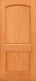 Budget 2 Panel Wood Door with Arched Top