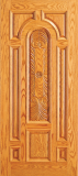 Entry Wood Door with Plain Panel
