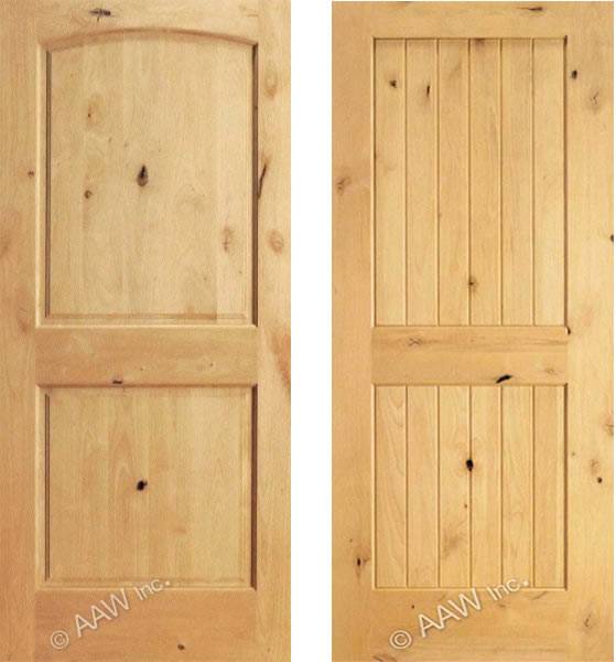 Knotty Alder Door 