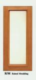 Mahogany Wood Double French Doors 1/1 with Raised Moulding Prehung - Image 1