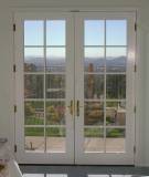 Double French Doors Painted White