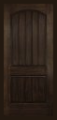 Fiberglass Entry Doors - Rustic Fiberglass - Entry Prehung Arch Plank Square Top Rustic Fiberglass Door